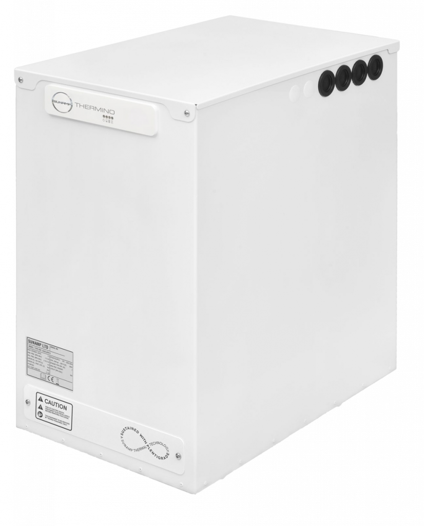 Sunamp Thermino compact heat battery for domestic hot water